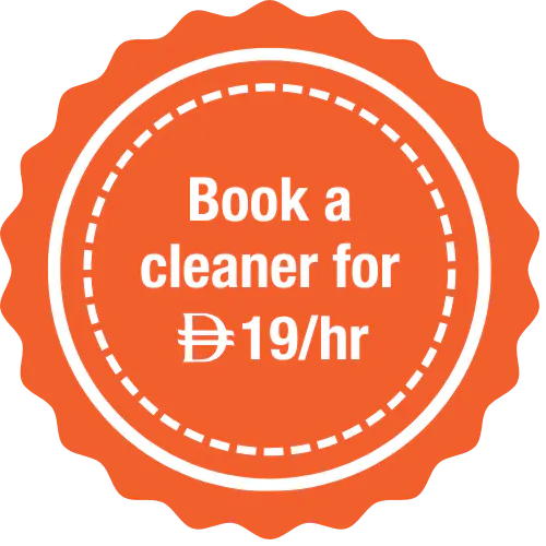 Book home cleaning services in Sharjah from AED 19 per hour